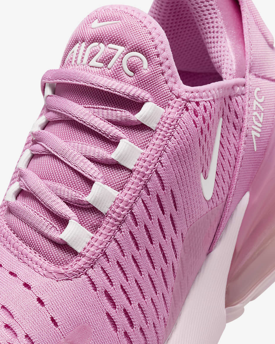 Nike pink air max 270 best sale